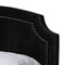 Baxton Studio Oxley Traditional Glam and Luxe Black Velvet and Gold Metal Queen Size Panel Bed 220-12848-ZORO - alternate 4